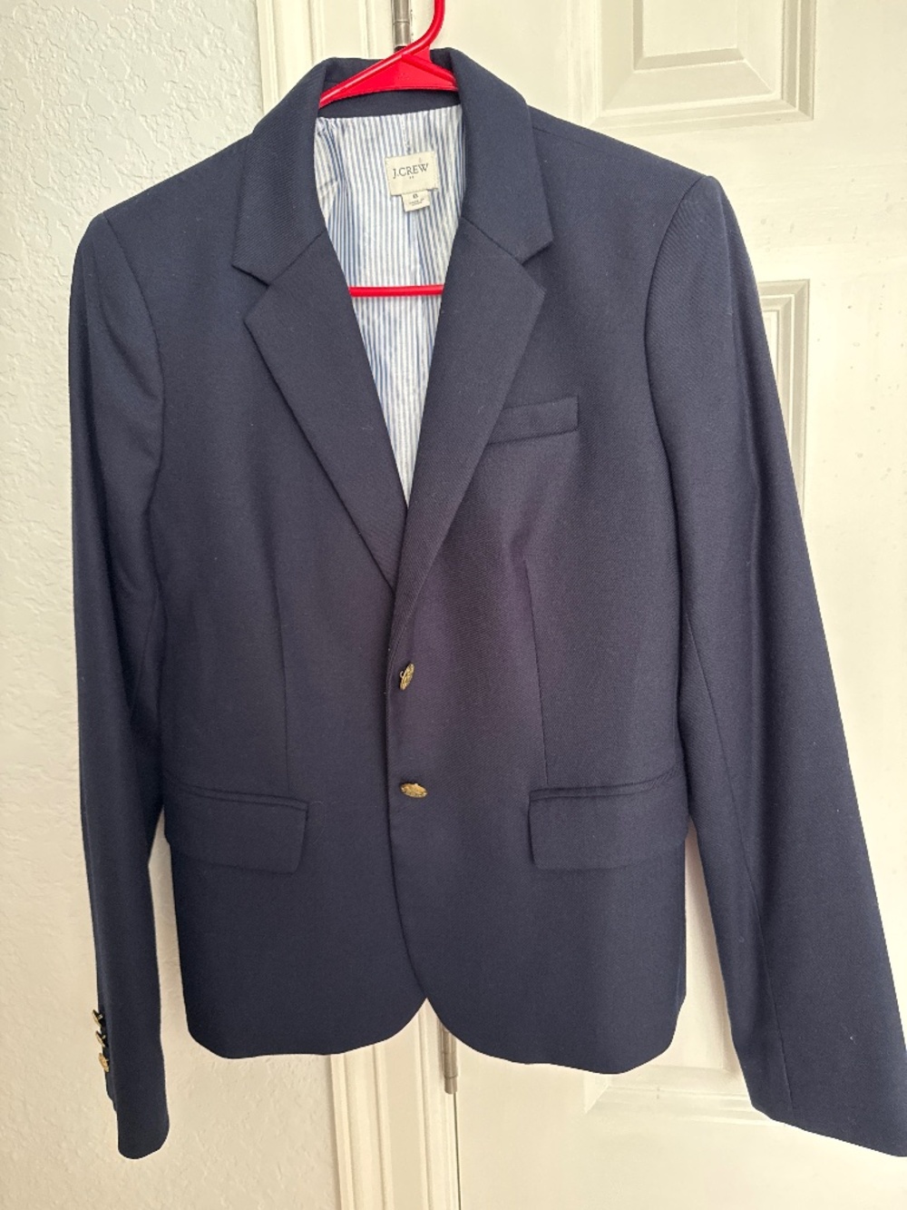 J Crew Navy Blue Schoolboy Blazer
